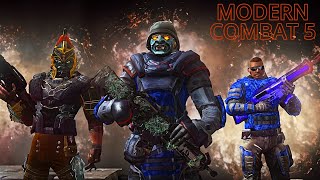 MC5 3v4 Team Battle  Modern Combat 5 Gameplay [upl. by Ltsyrk]