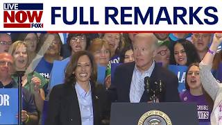 FULL REMARKS Harris Biden team up for Labor Day event in Pittsburgh  LiveNOW from FOX [upl. by Devehcoy]