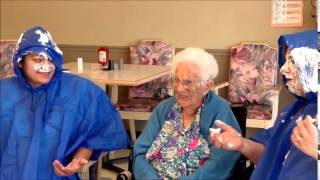 105 year old lady gets quotWhippedquot to End Alzheimers [upl. by Airbmak]