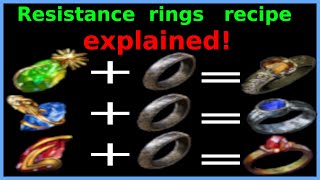 Elemental resistance ring vendor recipe explained Path of Exile 320 [upl. by Dougy]