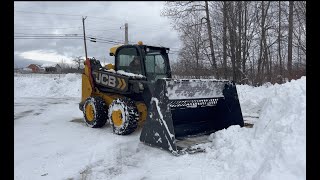 JCB Teleskid SNOW REMOVAL [upl. by Tena]