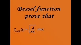 Bessels example prove that J12 x PART1 good example [upl. by Trista]