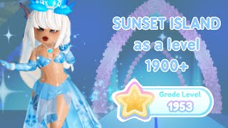 Playing SUNSET ISLAND as a level 1900 [upl. by Lanrev]