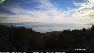 Poljane  Pogled na Kvarner  06112024  Day  TimeLapse [upl. by Airalednac809]