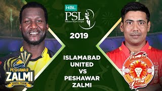 Match 21 Full Match Highlights Peshawar Zalmi vs Islamabad United  HBL PSL 4  HBL PSL 2019 [upl. by Nelrsa]