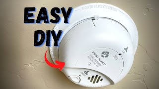 How to Replace Hard Wired Smoke Detectors DIY [upl. by Olra]