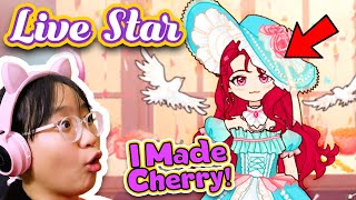 I Made Cherry in this CUTE Dress Up Game  Live Star Dress Up [upl. by Lissie]