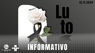 INFORMATIVO TVU  01112024  TEMA EM DESTAQUE LUTO [upl. by Rem]