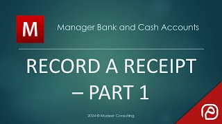 Managerio Guides 77 Record a receipt  Part 1 [upl. by Ahsiekat625]