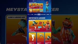 NEW HEYSTAN’S Locker Bundle fortniteitemshopreview shorts [upl. by Sefton]