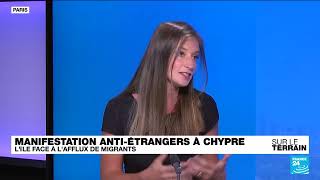 A Chypre déferlements de violence pendant des manifestations antiétrangers [upl. by Phylis33]