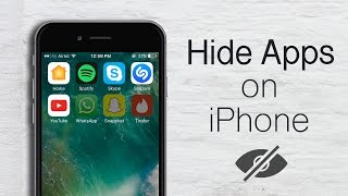 How to Hide Apps on iPhone or iPad No Jailbreak [upl. by Atteynot]