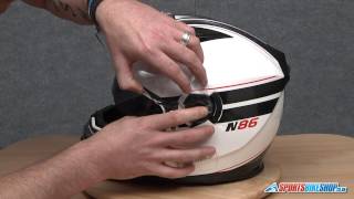 How To Change A Nolan N86 Visor [upl. by Palestine]