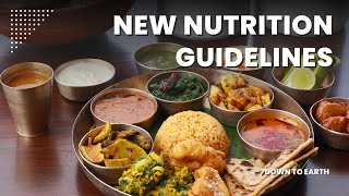 New nutrition guidelines released by ICMRNIN [upl. by Ribal661]