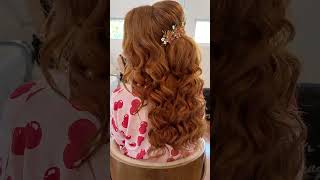 Half up Bridal Hair Inspiration bridalhair halfuphalfdown bride weddinghair weddinghairinspo [upl. by Hayidan330]