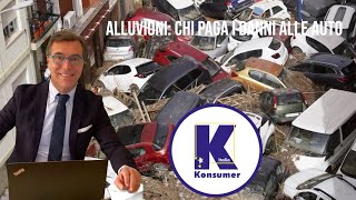 ALLUVIONI CHI PAGA I DANNI ALLE AUTO assicurazioni consumatori [upl. by Ynohtnacram]