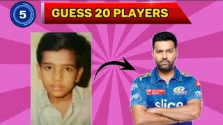 Guess the Cricket Players by Their Child Hood Pics  Cricket Quiz 2024  Cricket Questions [upl. by Acnaiv]