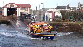 Arbroath Lifeboat Launching RNLI amp Dutch KNRM [upl. by Michelsen531]