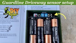 Setting up Guardline driveway sensor range sensitivity [upl. by Acimahs22]