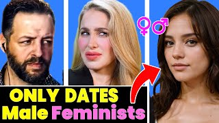 DERANGED OF Model ONLY Dates Male Feminists Explosive Debate with Andrew Wilson [upl. by Ahcrop858]