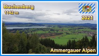 Herbstliche Wanderung auf den Buchenberg  Ammergauer Alpen 2021 [upl. by Mars830]