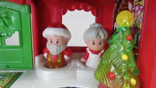 FisherPrice Little People Santas North Pole Cottage [upl. by Doraj833]