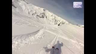 A lassaut de la Combe de Gers  Flaine  Domaine Skiable du Grand Massif [upl. by Rolfe445]