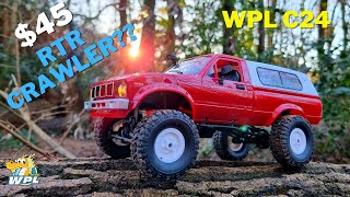 45 RTR Crawler  But is it any good  WPL C24 Unboxing Review amp First Run [upl. by Vanna]