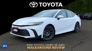 2025 Toyota Camry SE  BETTER Than the Honda Accord  2025 Camry SE AWD Exterior amp Interior Review [upl. by Nahij529]