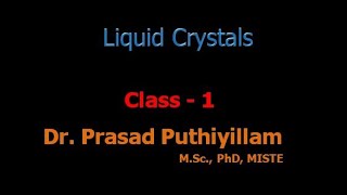 Class 1 Liquid Crystals Lyotropic liquid crystals types properties examples and applications [upl. by Ecadnarb564]