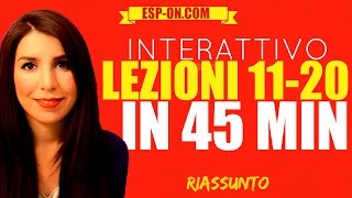 Spagnolo 10 lezioni in meno di unora INTERATTIVO [upl. by Duleba]