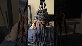 Sleek Knotless Braids howtomakeabraid braidstutorial [upl. by Hendon567]