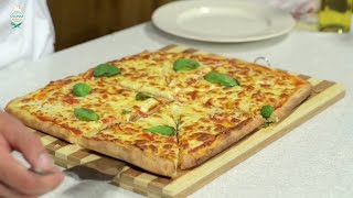 Reteta aluat de pizza si pizza Margherita  Bucataras TV [upl. by Hamlen]