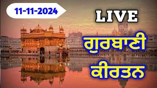 LIVE  Gurbani Kirtan  11 November 2023  Funjabi [upl. by Merridie]