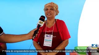 Marluce fala sobre a 1ª Feira do Empreendedorismo Feminino de São Felipe [upl. by Euqcaj]