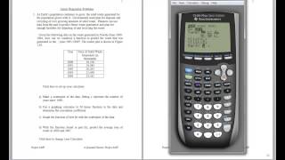 Setting up TI84 for STAT plot [upl. by Notsnarc]