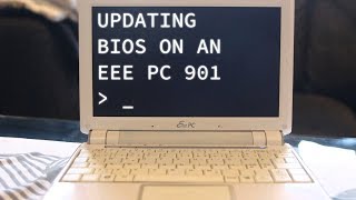 Updating BIOS on EEE PC 901 [upl. by Fanning]