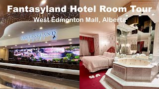 Fantasyland Hotel Theme Rooms  Imperial Room Tour and Review  West Edmonton Mall Alberta Canada [upl. by Roger359]