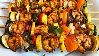 I Make This So Often  Everyone Loves This Shrimp Kabob  The Best Recipe [upl. by Arocal]