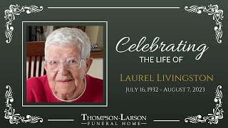 Laurel Livingston Memorial Service [upl. by Higley]