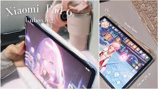 Xiaomi Pad 6 Unboxing 2024🌷🤍  8256 GB Mist Blue [upl. by Yelena]