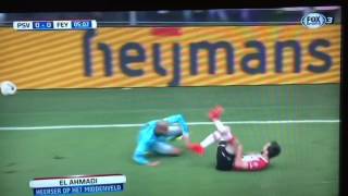 Karim EL AHMADI  PSV vs FEYENOORD  كريم الأحمدي [upl. by Norej982]