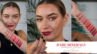 Bare Minerals Mineralist Lipsticks [upl. by Ecnaralc]