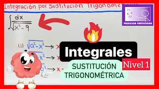 ✅INTEGRACIÓN por SUSTITUCIÓN TRIGONOMÉTRICA Caso 3Facilísimo❗️💪🏻😃 Cálculo Integral [upl. by Meakem]