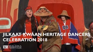 Tlingit Group Jilkaat Ḵwáan Heritage Dancers Celebration 2018  Sealaska Heritage [upl. by Ecylla]