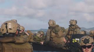 BOAT RAID with US Marines of the 31st Marine Expeditionary Unit [upl. by Ielirol]