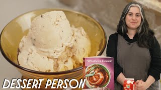 Claire Saffitz Homemade Coffee Stracciatella Semifreddo  Dessert Person [upl. by Ennayhs]