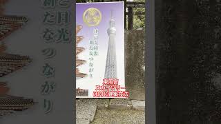 東照宮５重の塔とスカイツリーは同じ心柱と言う同じ建築技法で建ててあります。 [upl. by Sabine]