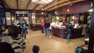 Disneys Newport Bay Club Breakfast Buffet Disneyland Paris [upl. by Aimehs]