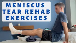 Meniscus Tear Recovery workout [upl. by Bowes]